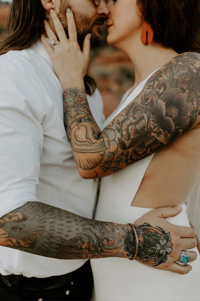 Boho Tattooed wedding inspiration